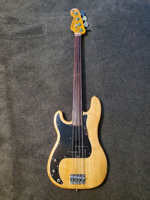 1978 Fender Precision Bass Left Handed Fretless | Reverb