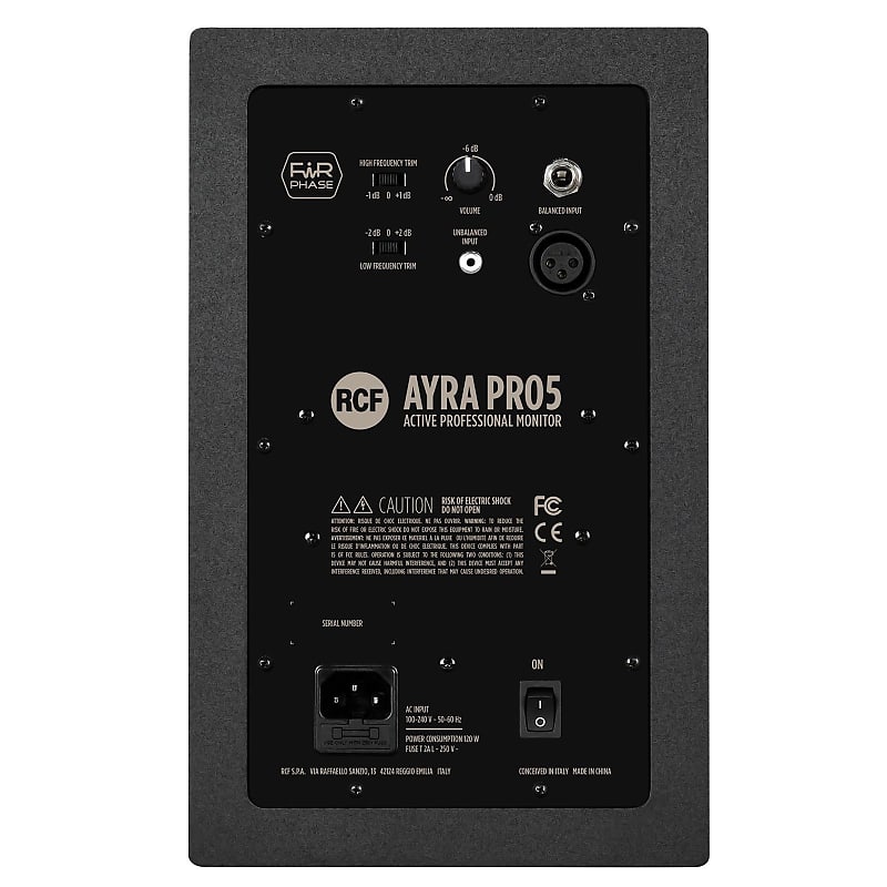 RCF AYRA FIVE パワードモニタースピーカー ペア USED Amazon.com: RCF Studio Monitor (AYRAFOURBLACK) : Musical