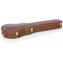 Gator Cases Deluxe Wood Case for Single-Cutaway Guitars such as Gibson Les Paul®; Vintage Brown Exterior - GW-LP-BROWN