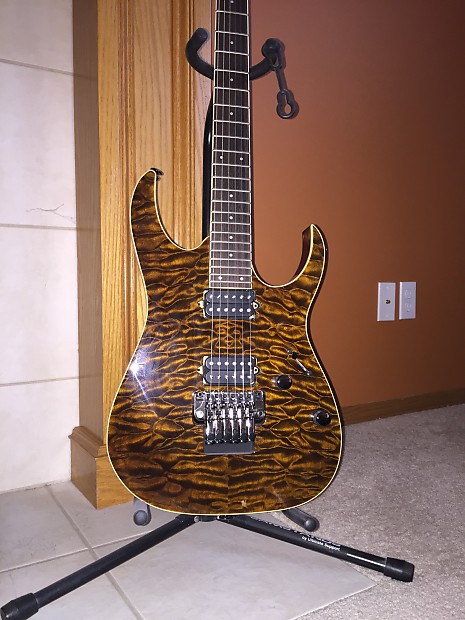 トップブランドのファッション 2012 2920ZA RG Ibanez Amber Reverb | Eye Tiger エレキギター