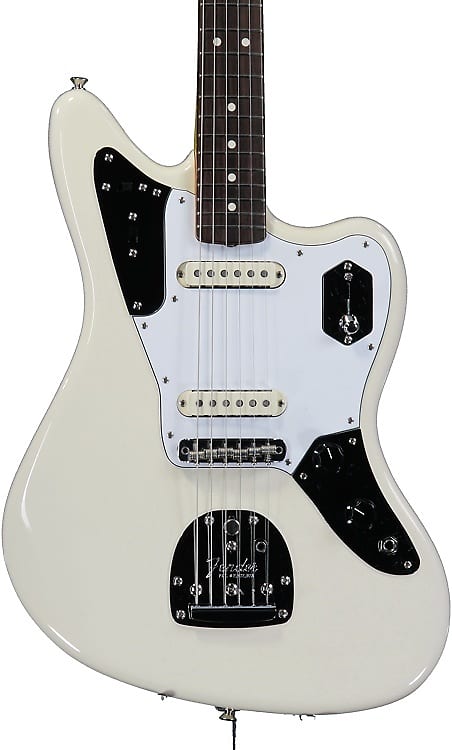 Fender Johnny Marr Jaguar - Olympic White with Rosewood Fingerboard image 1