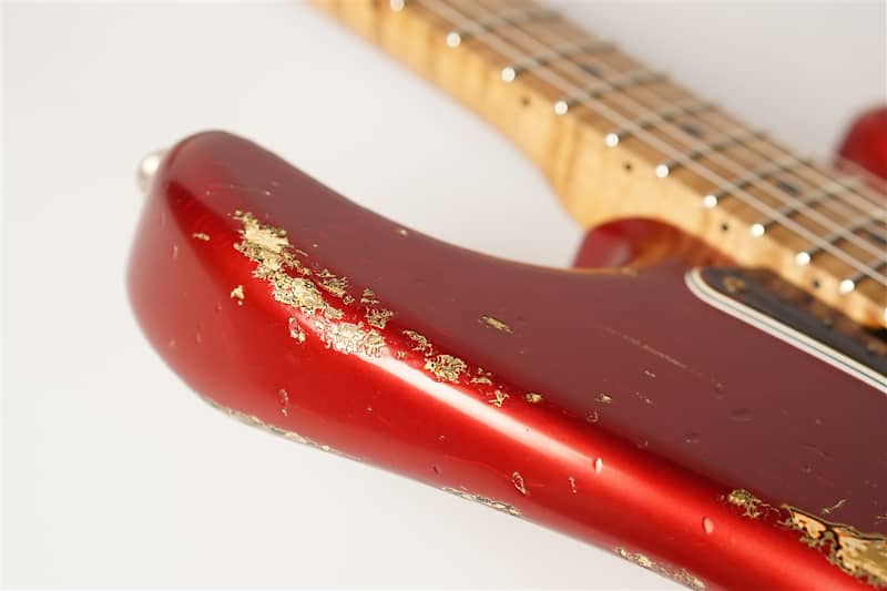 Xotic XSC-2 Candy Apple Red over 2TB Heavy Aged / | Reverb