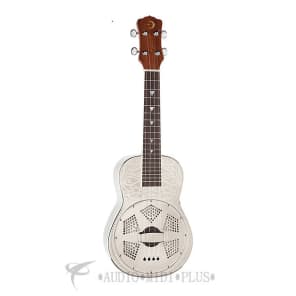 Luna Ukenator Tiki Resonator Concert 4 Strings Ukulele Chrome UKETIKIRES U Reverb Norway