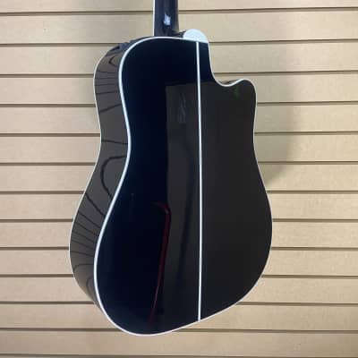 Takamine Legacy EF341SC, Left-Handed Acoustic-Electric Guitar - Black w/OHSC + FREE Shipping #111 image 10
