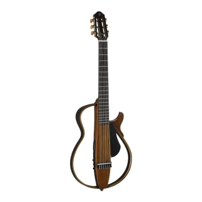 Yamaha SLG200N 6-Nylon String Portable Silent Guitar (Right-Handed, Natural) image 1