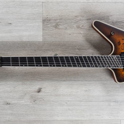 Dean ML Select Multiscale Kahler Guitar, Ebony, Satin Natural Black Burst image 6