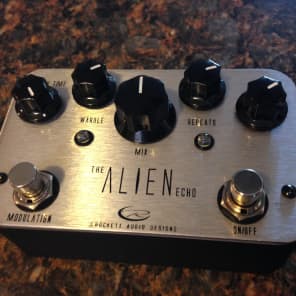 J. Rockett Audio Designs Alien Echo Delay pedal SILVER | Reverb