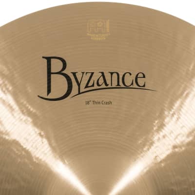Meinl Cymbals B18TC Byzance 18-Inch Traditional Thin Crash Cymbal (VIDEO) image 4