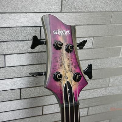 Schecter Riot-4 Bass Guitar - Aurora Burst image 12