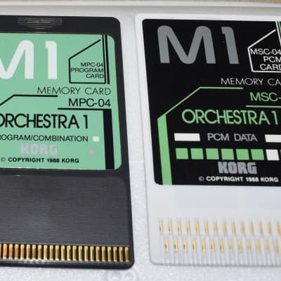 Korg M1 Orchestra 1 Memory Card MPC-04 MSC-04