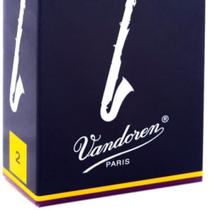 Vandoren CR142 Traditional Alto Clarinet Reeds - Strength 2 (Box of 10)