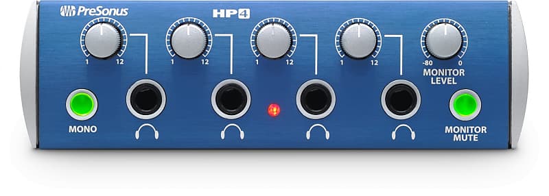 PreSonus HP4 High Output 4 Channel Headphone Distribution Amplifier image 1