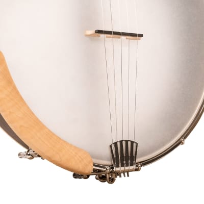 Gold Tone HM-100 High Moon Hand-Crafted Mahogany Neck 5-String Openback Banjo w/Hard Case image 5
