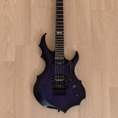 2000 ESP Forest-GT Electric Guitar See Thru Purple Japan w