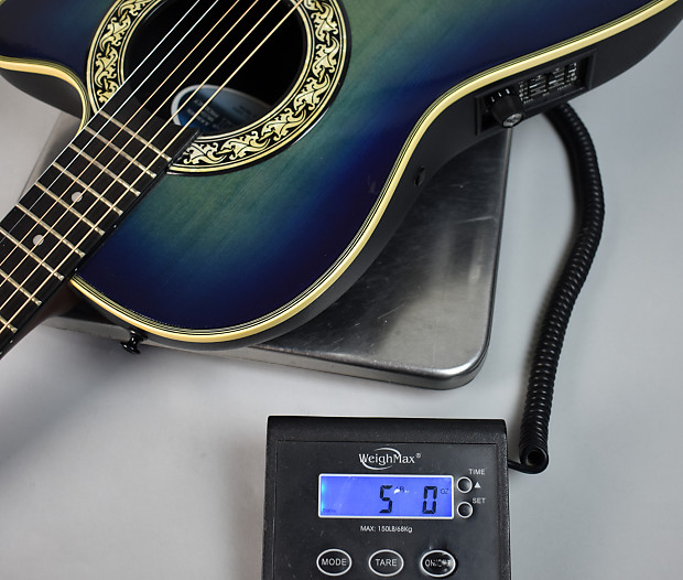 90's Ovation 3862 Pinnacle Series Trans Blue Rare | Reverb