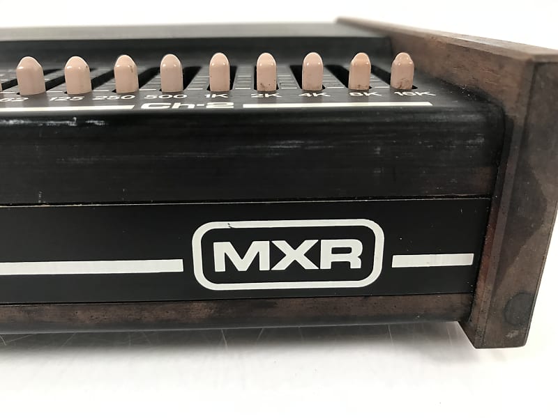 MXR 114 Stereo Graphic 10 Band 2 Channel Equalizer EQ | Reverb