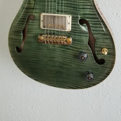 Paul Reed Smith Hollowbody II 2018 Trampas Green 10 Top image 2
