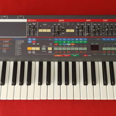 Roland Juno-106 61-Key Programmable Polyphonic Synthesizer 1984 - 1985 - Black image 2