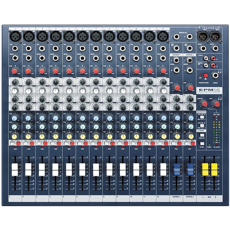Soundcraft EPM12 14-Channel Analog Mixer image 1