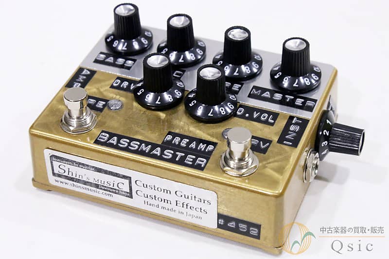 Shin's Music Bass Master Preamp Gold Scratch / Vint Knob [TJ304