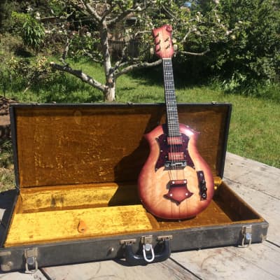 Tiny Moore’s Bob Venn Customs 5 string electric mandolin 1970s Birdseye Maple Burst image 7