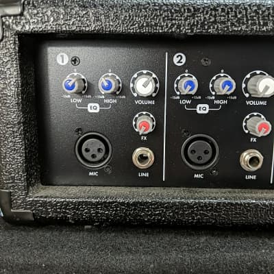 Harbinger M60 Powered Mixer & Speaker PA System image 9