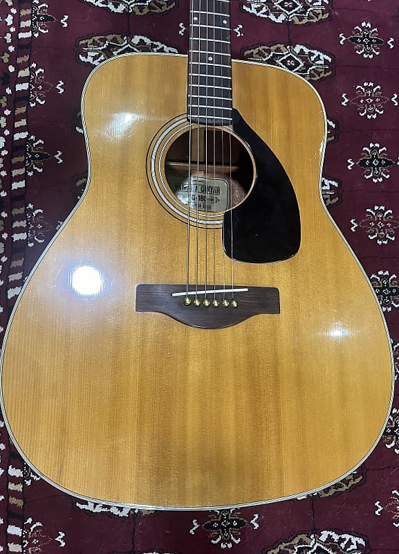Yamaha FG-180 Green Label 1967 - Natural | Reverb Yamaha FG-180 Green Label 1967 - Natural | Reverb
