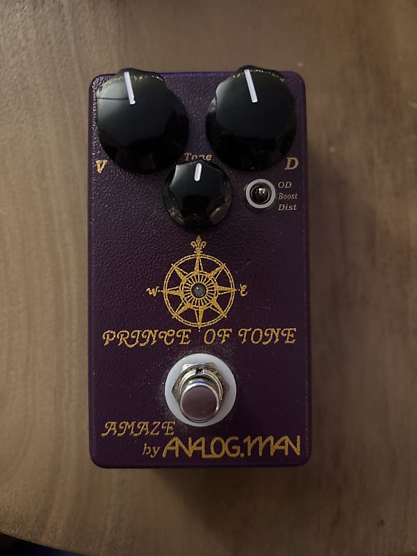 Analogman Prince of Tone Overdrive Pedal | Reverb