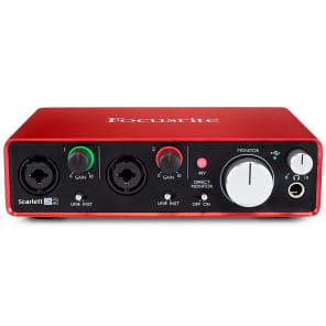 DJ機材 Focusrite Scarlett 2i2 2nd Gen Focusrite Scarlett 2i2 2nd Gen USB Audio Interface | zZounds