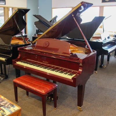 Wurlitzer 5'8" C173 Baby Grand Piano | Polished Mahogany | SN: 73722 image 9