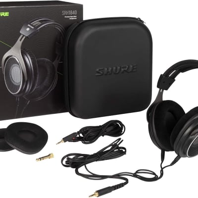 Mint Shure SRH1840-BK Professional Open Back Headphones - | Reverb