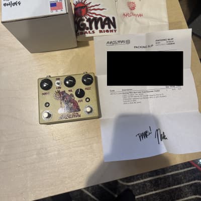 Analogman Sun Lion Fuzz Booster Pedal | Reverb