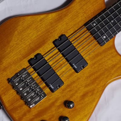 DEAN Edge 1 5-String electric Bass guitar Trans Amber w/ Gig Bag NEW image 4