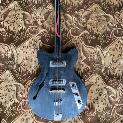 Jolana Kolorbas Kolor Bas Black 1970s Bass Vintage for sale
