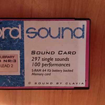 Clavia Nord Lead 2 PCMCIA CARD