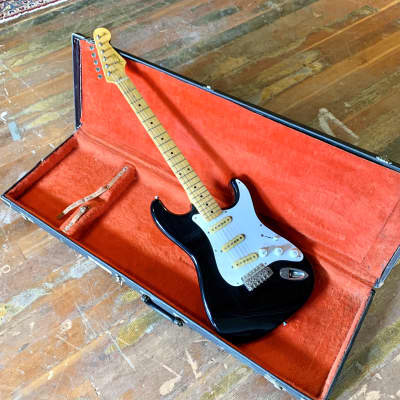 Fender E serial Stratocaster c 1980’s Blackie original vintage mij japan image 1
