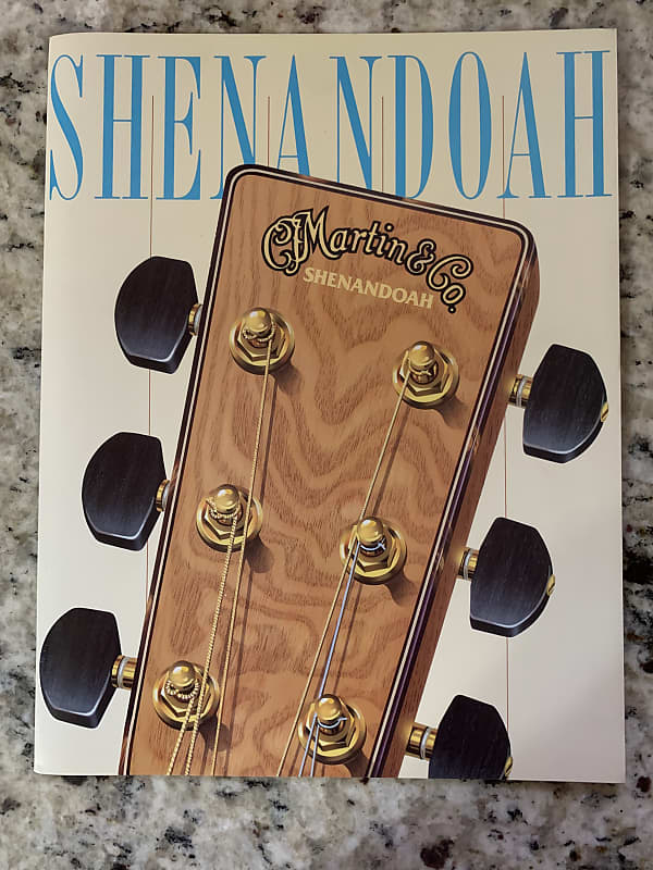 Martin Shenandoah Guitar Catalog 1989 Reverb