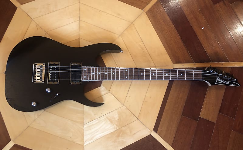 IBANEZ RG321 HM ELECTRIC GUITAR in WEATHERED BLACK | Reverb