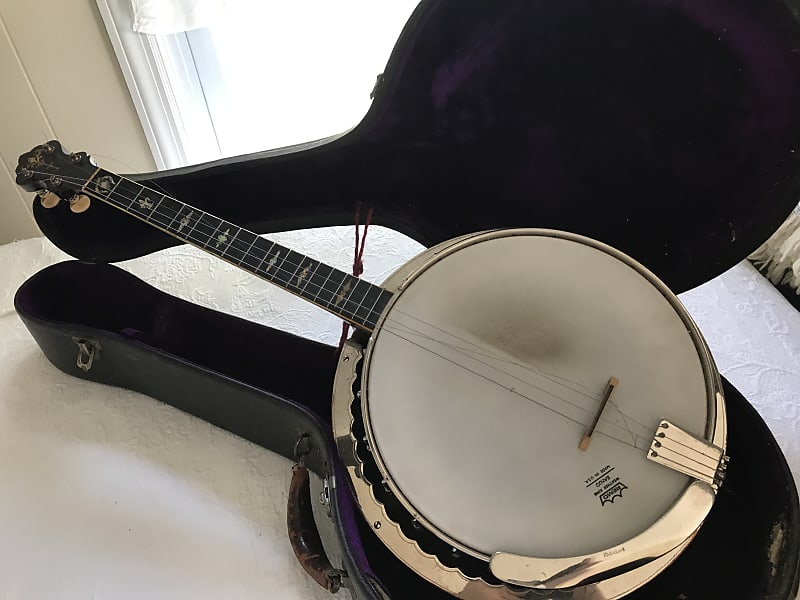 Washburn banjo -  resonator Lyon & Healy 1920s-1930s Mahogany image 1