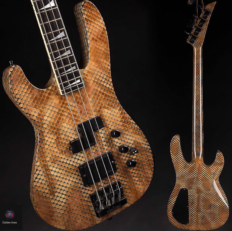 Jackson USA Custom Reverse Copperhead Snakeskin Bass Reverb UK
