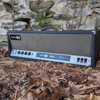 1960s Sunn 2000S 120-Watt Tube Amp Head with Mullard Rectifiers and Winged C 6550s for sale