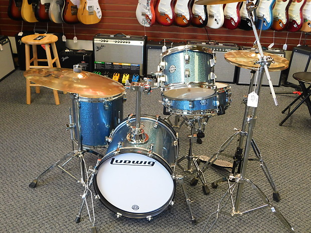 Ludwig Breakbeats compact Drum set with Zildjian A Custom Cymbals