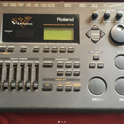 Roland TD 10 VDrum module with TDW1 Expansion 2000 Black