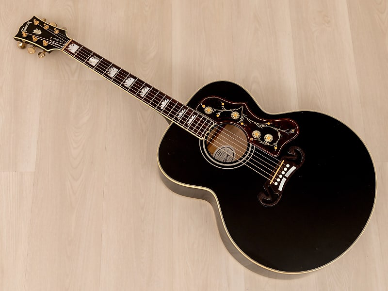Gibson J-200 Standard Natural Fishman Ellipse Aura | Reverb