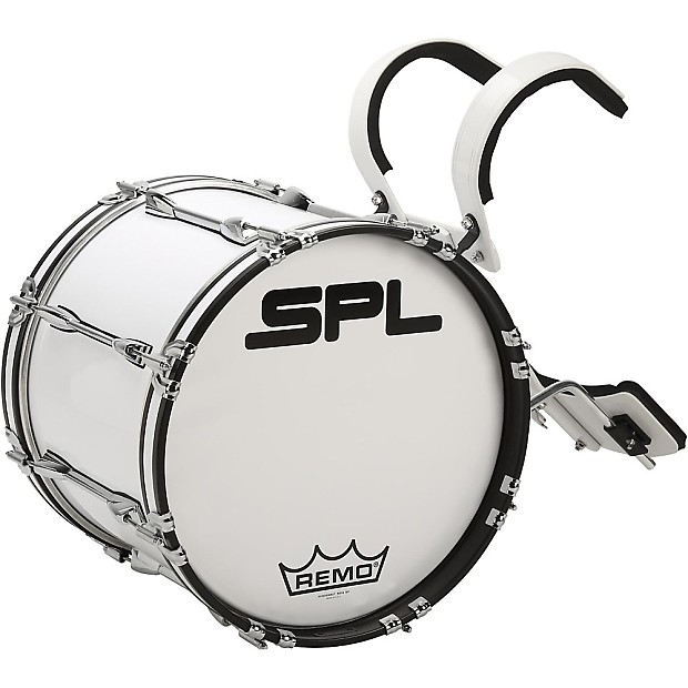 Sound Percussion Labs MBD1814XWH 18x14" Birch Marching Bass Reverb