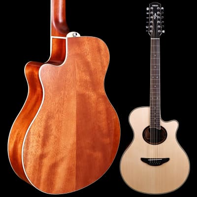 Yamaha APX700II-12 12 String Natural Thinline Acoustic Electric Cutaway 4lbs 3.9oz image 1