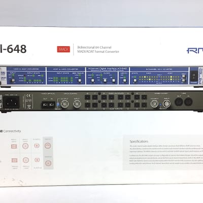 RME ADI-648 Bidirectional MADI / ADAT Digital Format Converter | Reverb