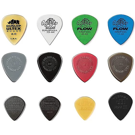 Dunlop PVP1118 Shred Guitar Pick Variety Pack (12-Pack) image 1