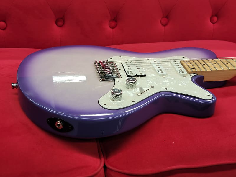 Godin SD Purple Burst made in Canada electric guitar 24 3/4