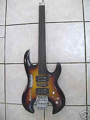 Fretless cheap guitar reverb